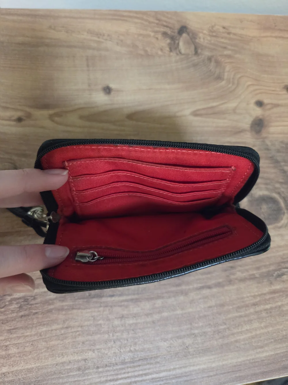 Coach wristlet zip